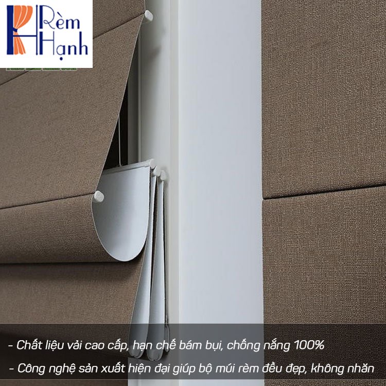Rèm vải roman đẹp giá rẻ mã D25