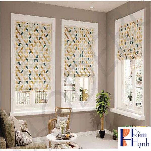 Rèm Roman Hàn Quốc đẹp hãng Modero mã Floral
