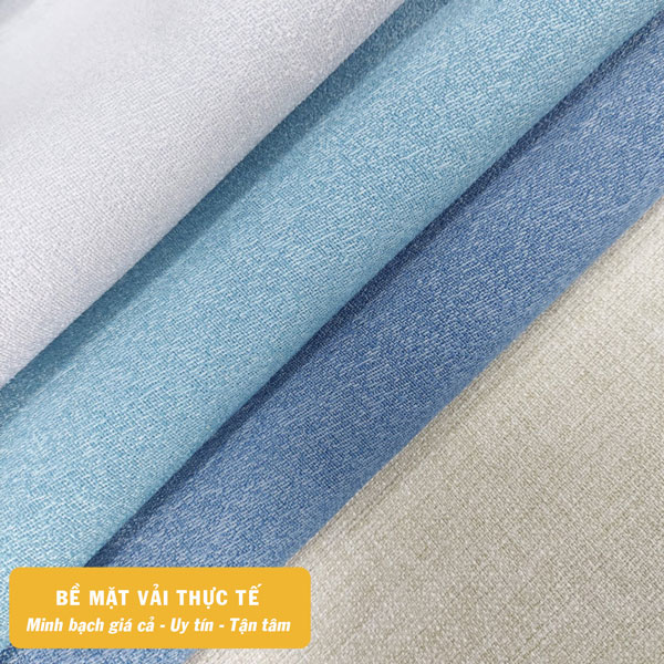 Rèm vải một màu đẹp cho phòng khách DIM19-01