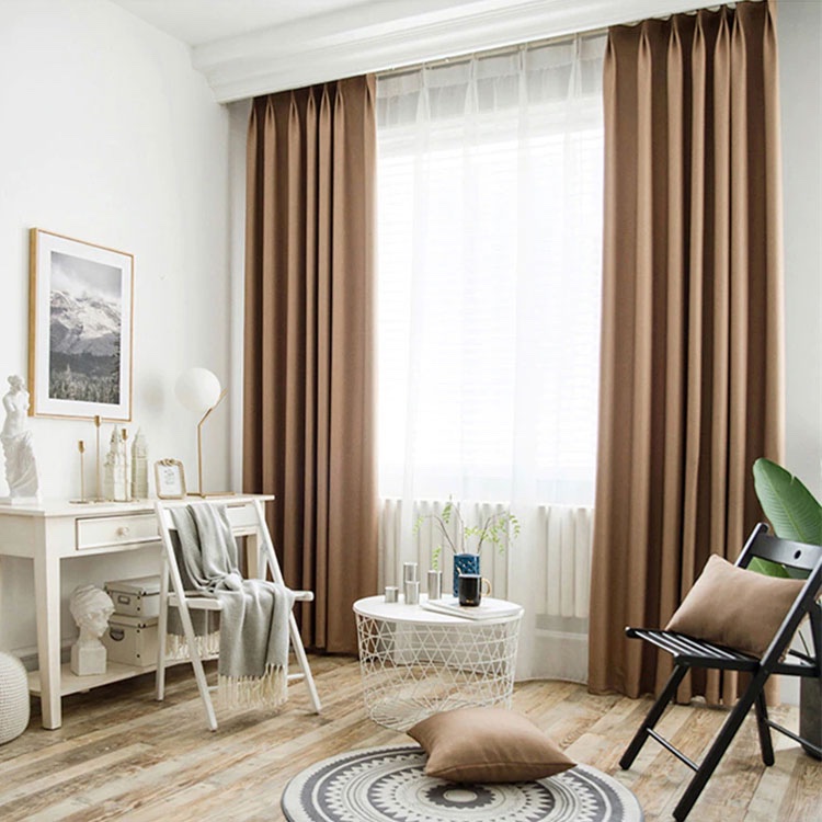 Rèm vải thô đẹp giá rẻ mã BYG09-08