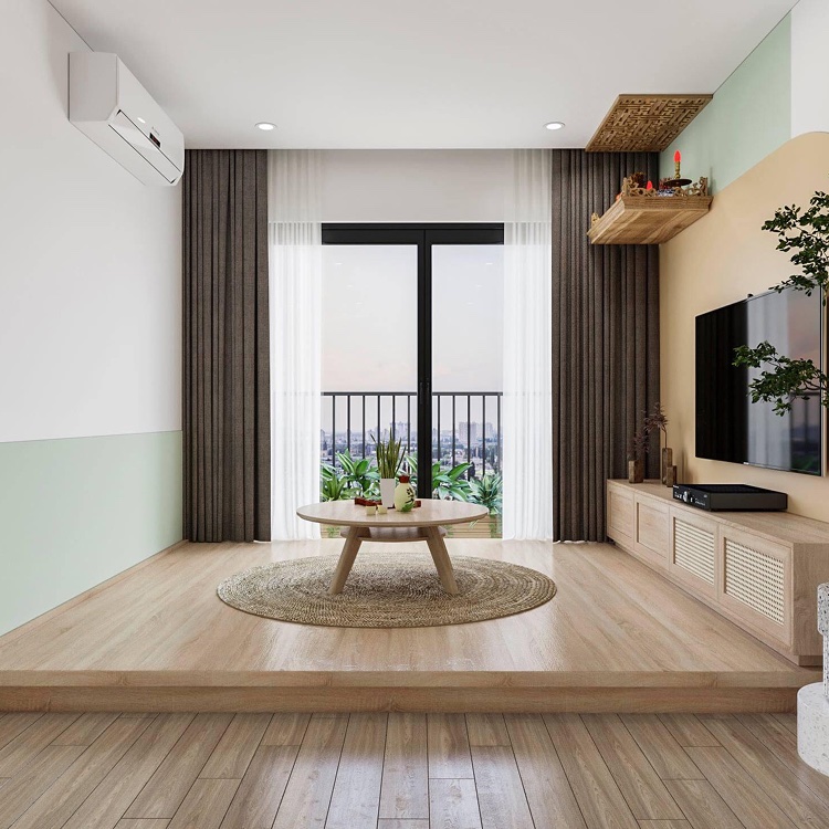 Rèm vải cản sáng tốt giá rẻ Hamory 07