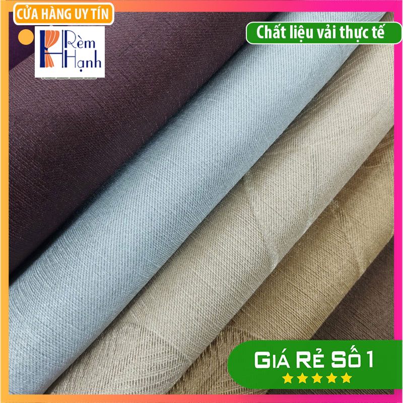 Rèm vải gấm bóng che nắng cửa sổ đẹp giá rẻ HH08-01