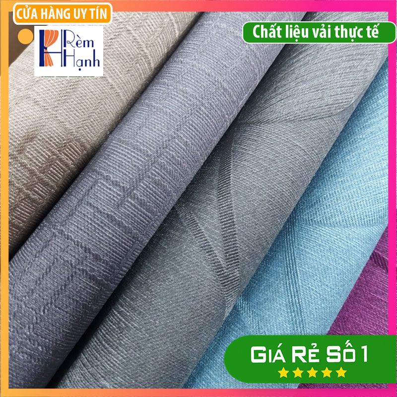Rèm vải gấm bóng che nắng cửa sổ đẹp giá rẻ HH08-01