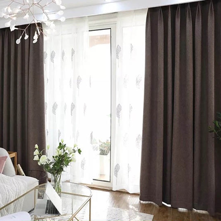 Rèm cửa vải 1 lớp cản nắng tốt mã V06-16