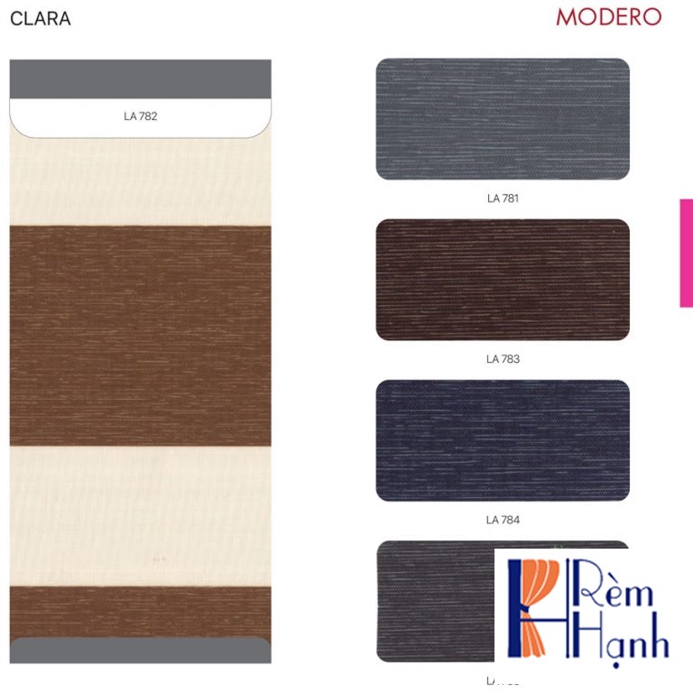 Rèm cầu vồng đẹp hãng Modero – Mã Clara
