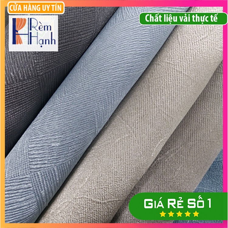 Rèm cửa vải màu xám đậm đẹp giá rẻ – Mã DM08 – ĐANG GIẢM 30%