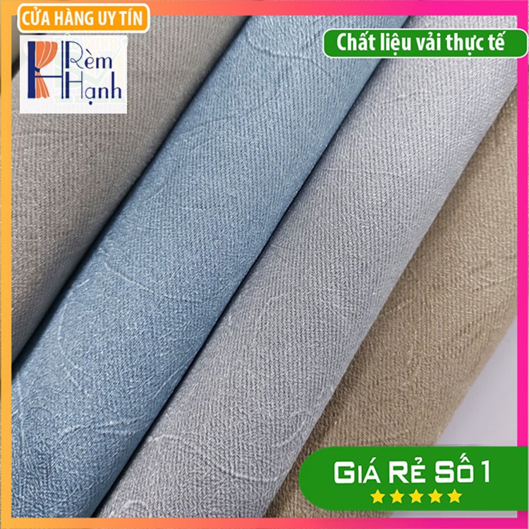 Rèm cửa vải màu xám đậm đẹp giá rẻ – Mã DM08 – ĐANG GIẢM 30%