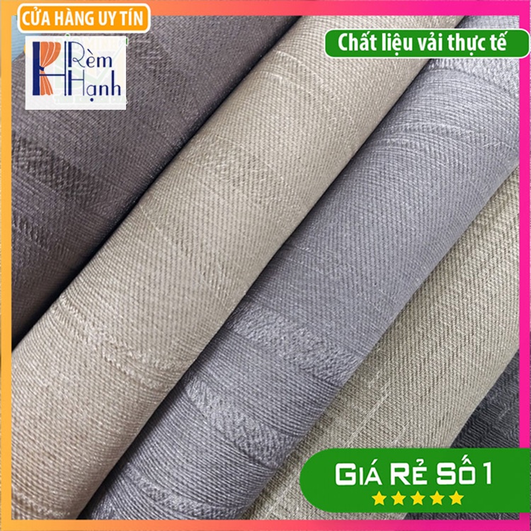 Rèm cửa vải màu xám đậm đẹp giá rẻ – Mã DM08 – ĐANG GIẢM 30%