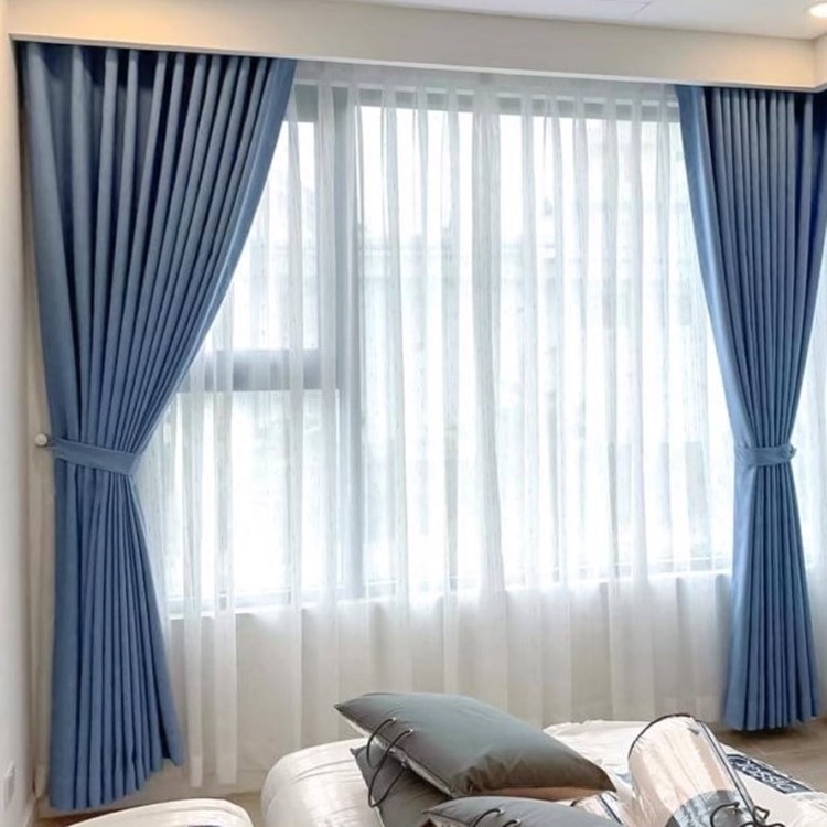 Rèm hai lớp đẹp giá rẻ cản nắng tốt