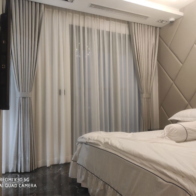 Rèm vải dệt 3 lớp chống nắng siêu tốt mã HP36-4