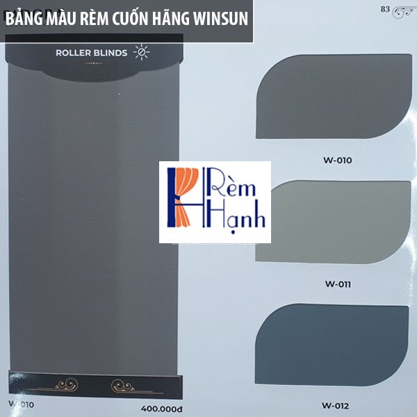 Rèm cửa cuốn hãng Winsun mã W002