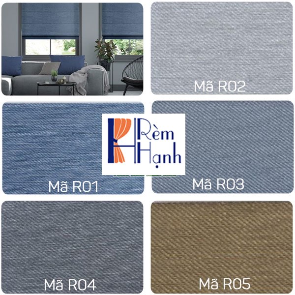 Rèm roman phòng bé đẹp mã RM41