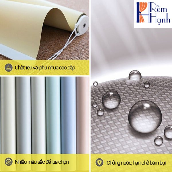 Rèm cửa cuốn che nắng cửa kính văn phòng mã W012