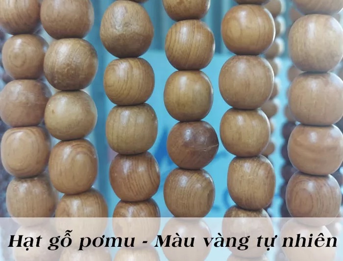 Rèm hạt gỗ che ban thờ – Mẫu phúc lộc thọ BM168