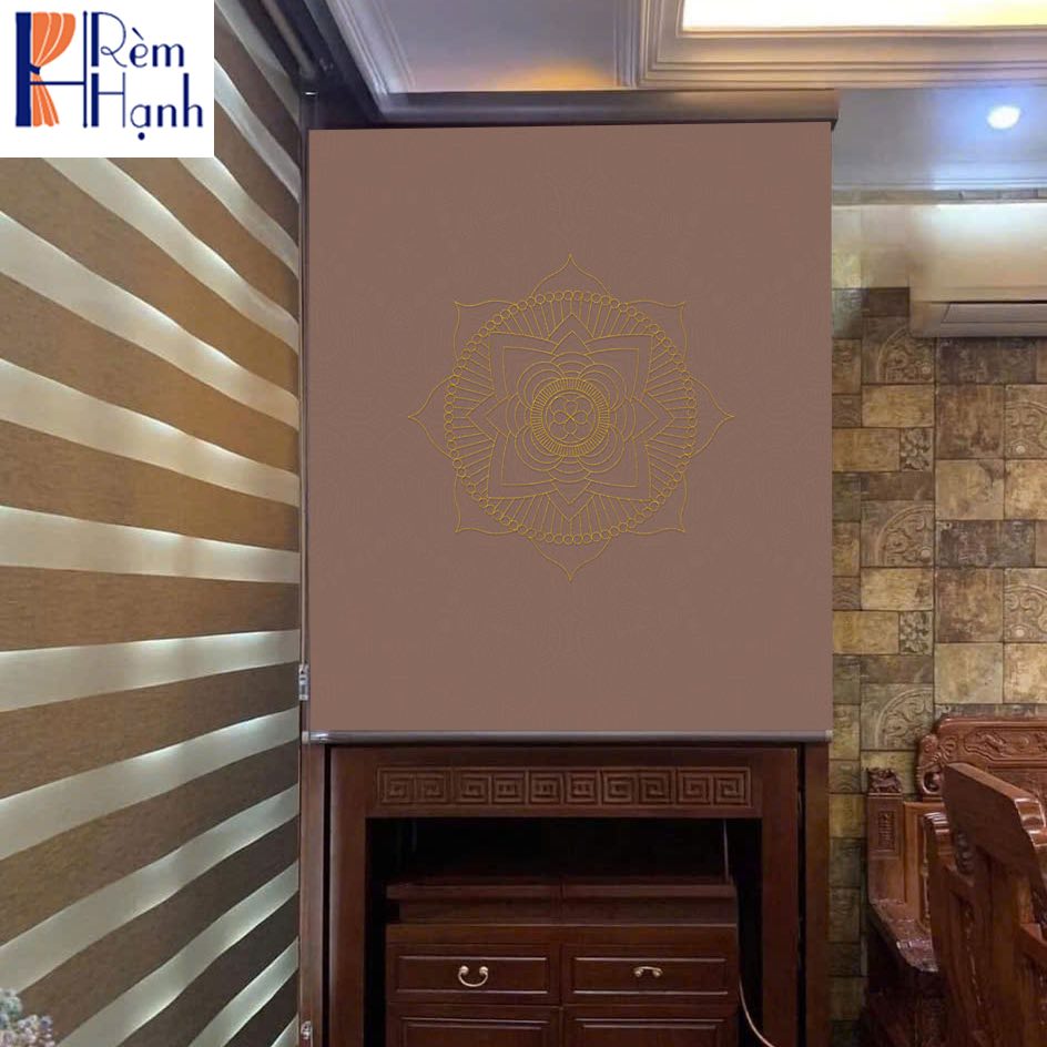 Mẫu Rèm che bàn thờ hiện đại RCBT2501-09