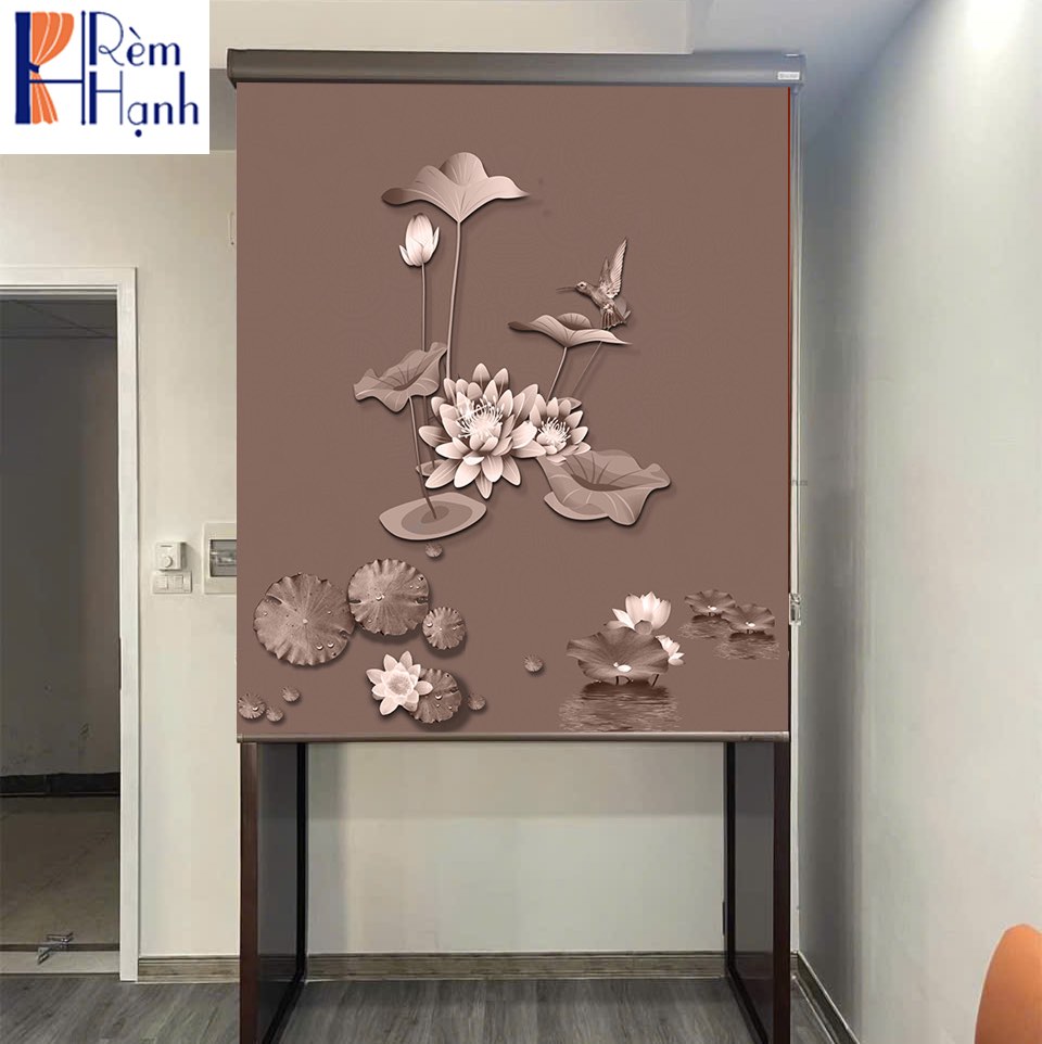 Rèm cuốn che bàn thờ đẹp RCBT-69