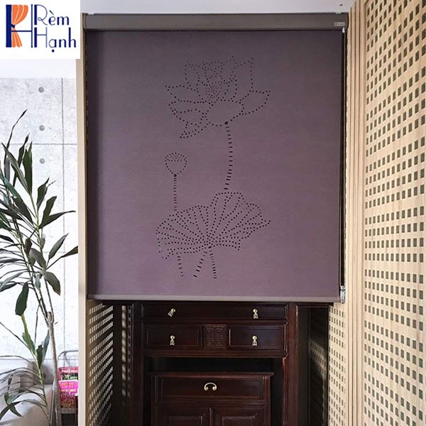 Rèm khắc laze họa tiết che ban thờ 08