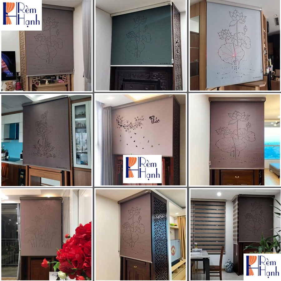 Rèm khắc laze họa tiết che ban thờ 04