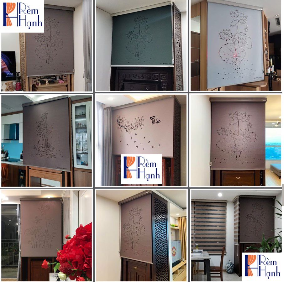 Rèm khắc laze họa tiết che ban thờ 01