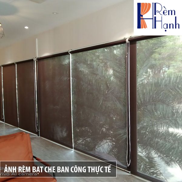 Bạt che ban công chung cư đẹp hãng FIVESTAR – mã TT01