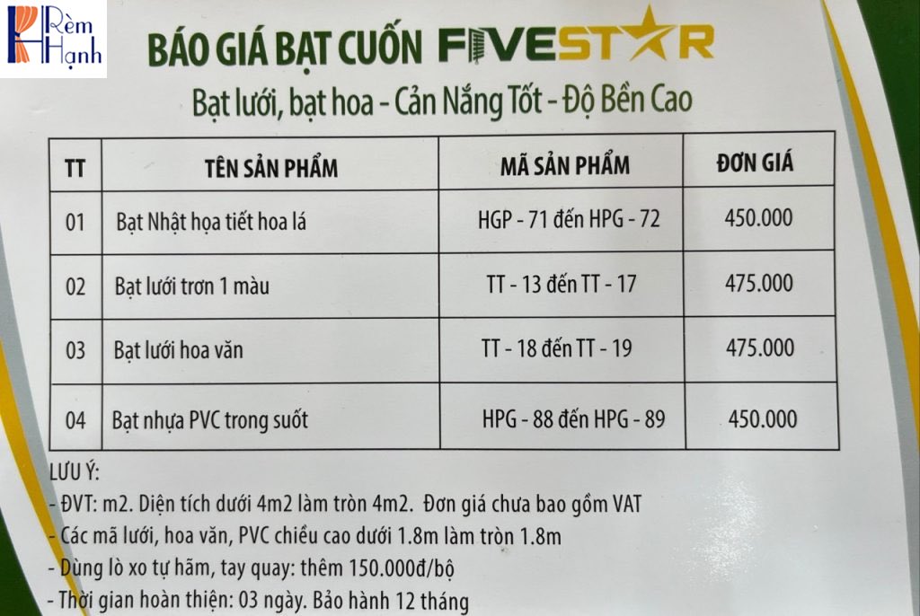 Bạt lưới che mưa ngoài trời đẹp giá rẻ – mã HT041