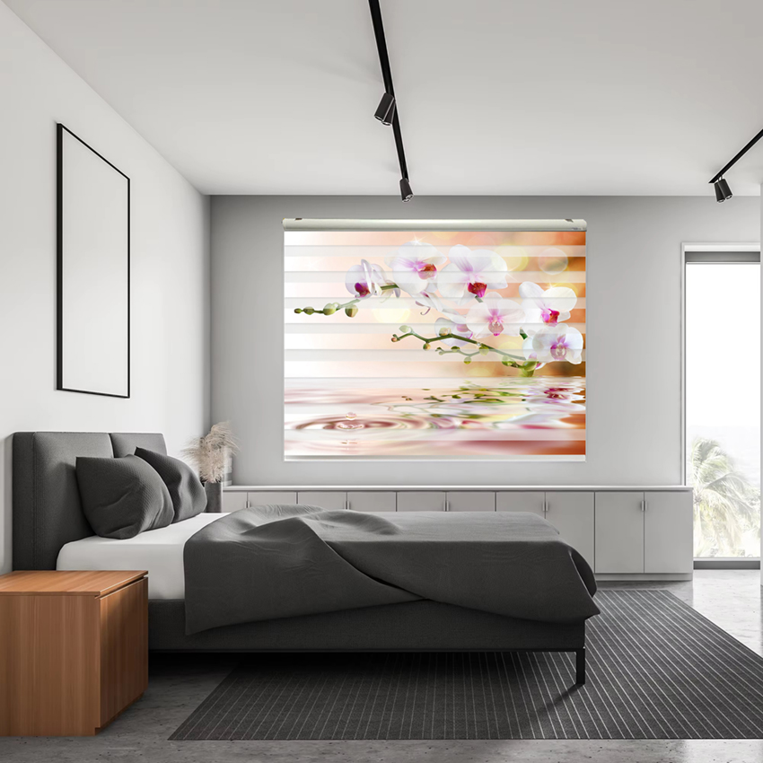 Rèm cầu vồng in tranh mã RCVI-085