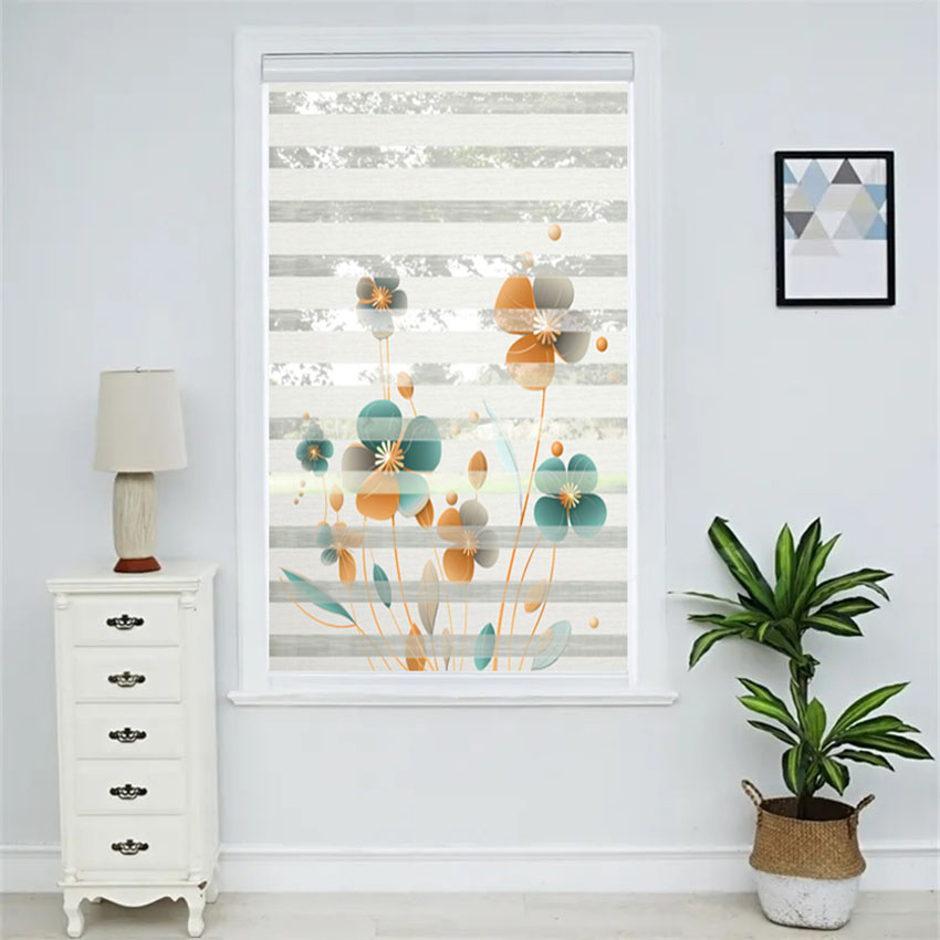 Rèm cầu vồng in tranh mã RCVI-053