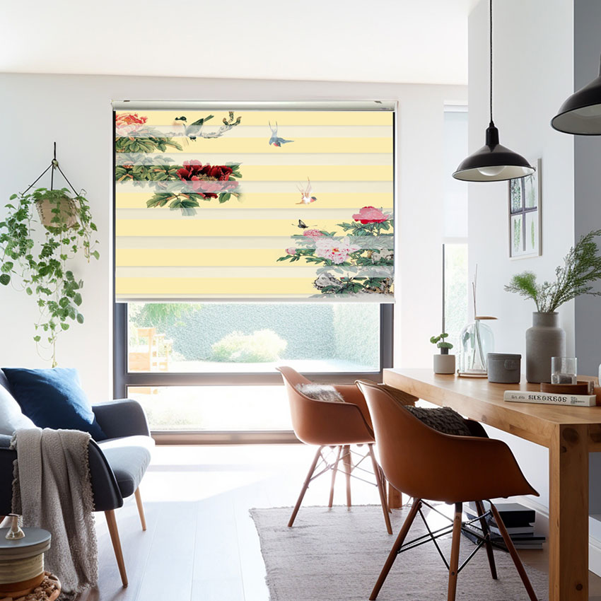 Rèm cầu vồng in tranh mã RCVI-052