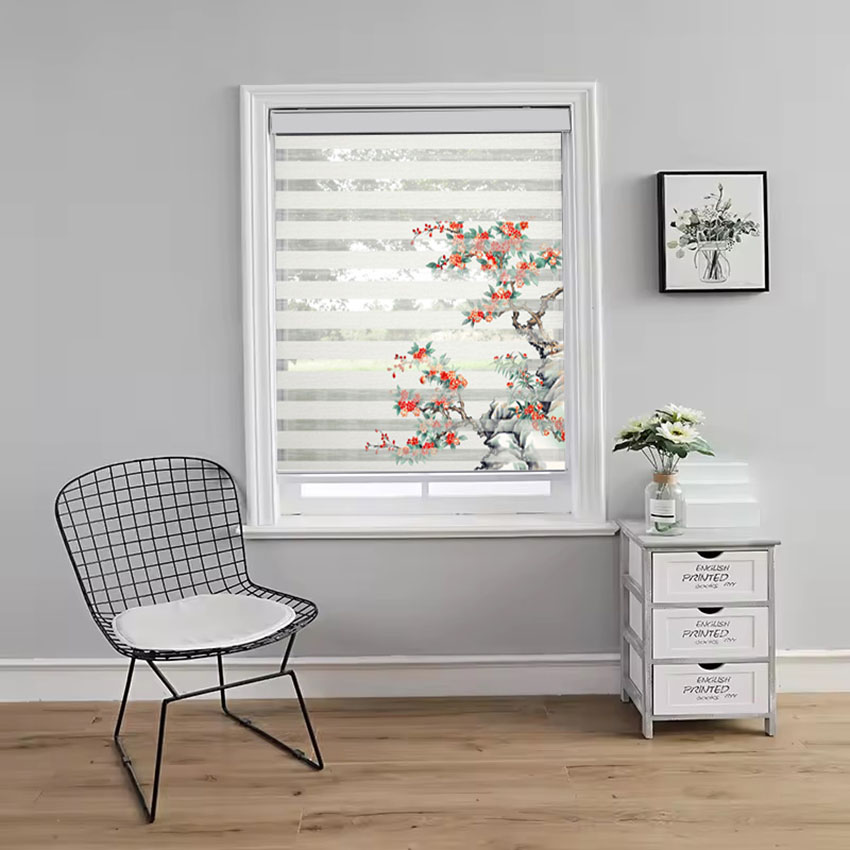 Rèm cầu vồng in tranh mã RCVI-051