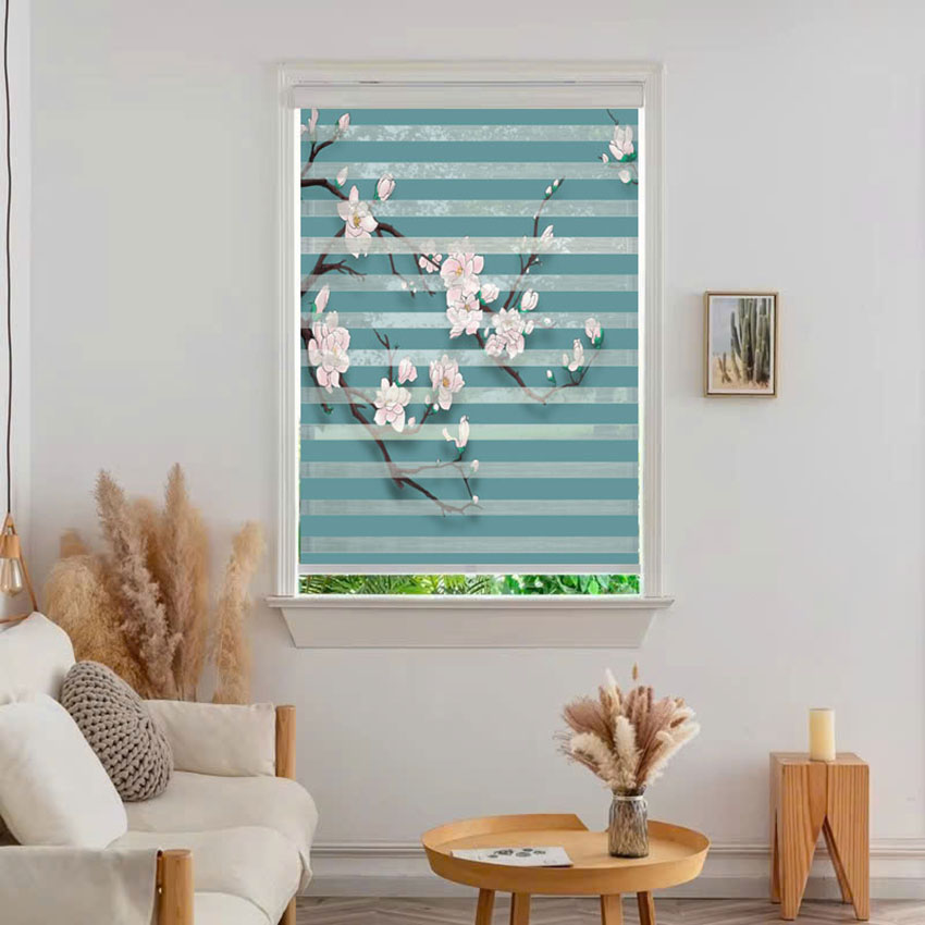 Rèm cầu vồng in tranh mã RCVI-034