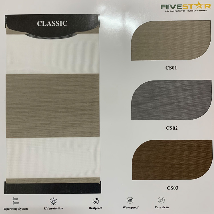 Rèm cầu vồng hãng FIVESTAR – Mã CLASSIC