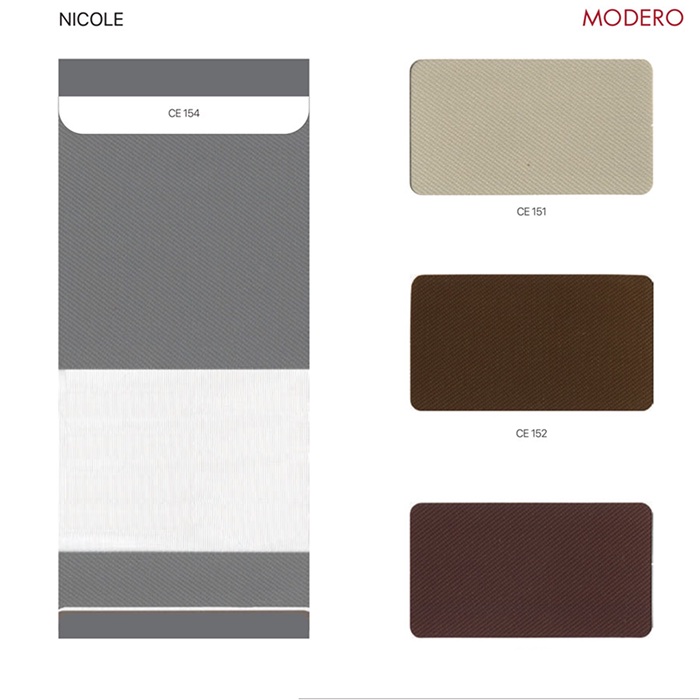 Rèm cuốn cầu vồng đẹp giá rẻ hãng Modero – Mã Nicole