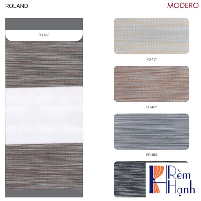 Rèm cầu vồng Hàn Quốc Modero – Mã Roland
