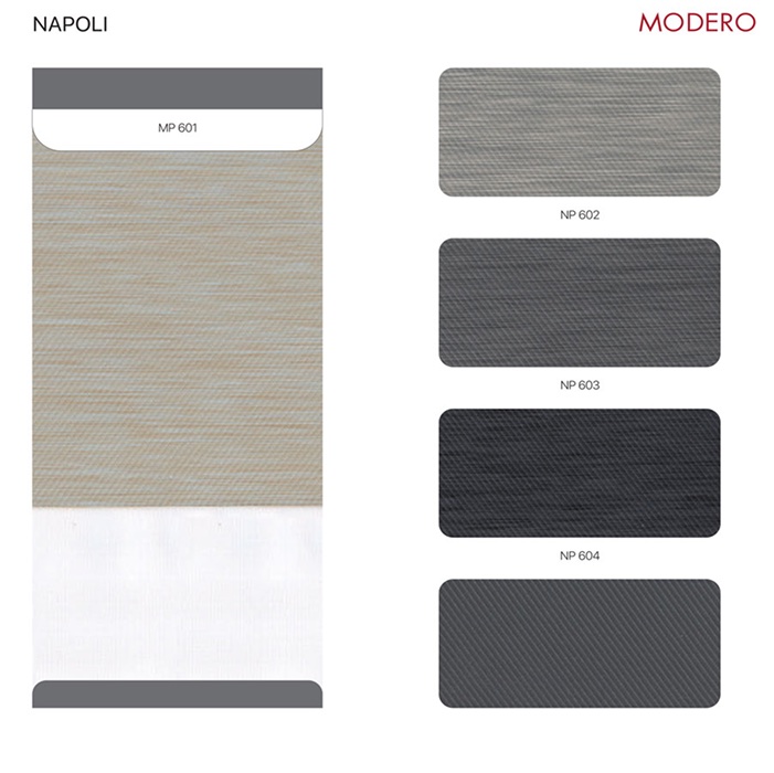 Rèm cửa Hàn Quốc cầu vồng hãng Modero – Mã NAPOLI