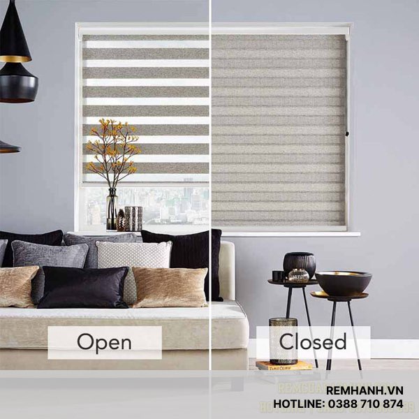 Rèm cửa Hàn Quốc cầu vồng hãng Modero – Mã NAPOLI