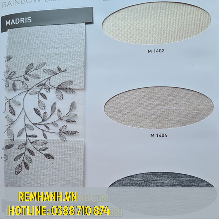 Rèm cầu vồng Cici home – Mã Madris