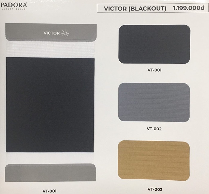 Rèm cầu vồng hãng Padora (Winsun Blinds) mã Victor