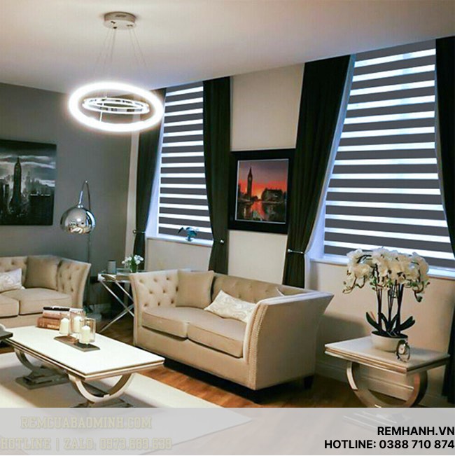 Rèm cầu vồng hãng Fineplus (HC Blinds) mã A90