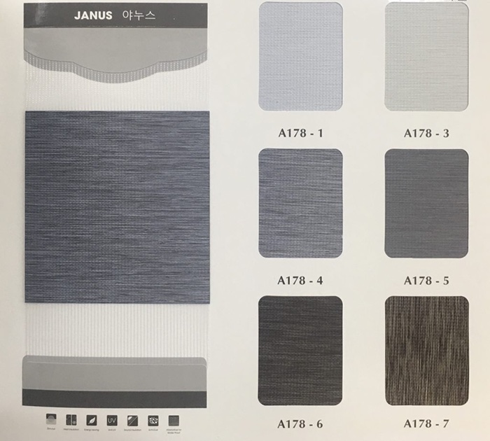 Rèm cầu vồng hãng Fineplus (HC Blinds) mã A178