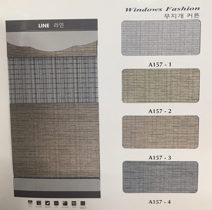 Rèm cầu vồng hãng Fineplus (HC Blinds) mã A157