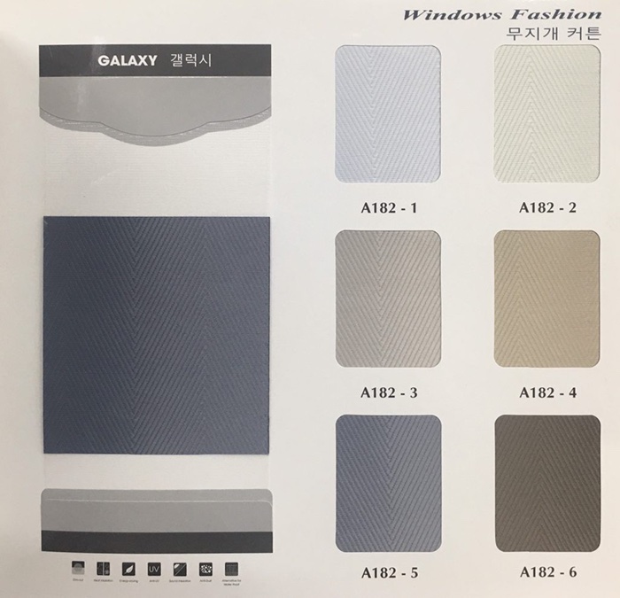 Rèm cầu vồng hãng Fineplus (HC Blinds) mã A182