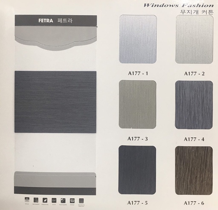 Rèm cầu vồng hãng Fineplus (HC Blinds) mã A177