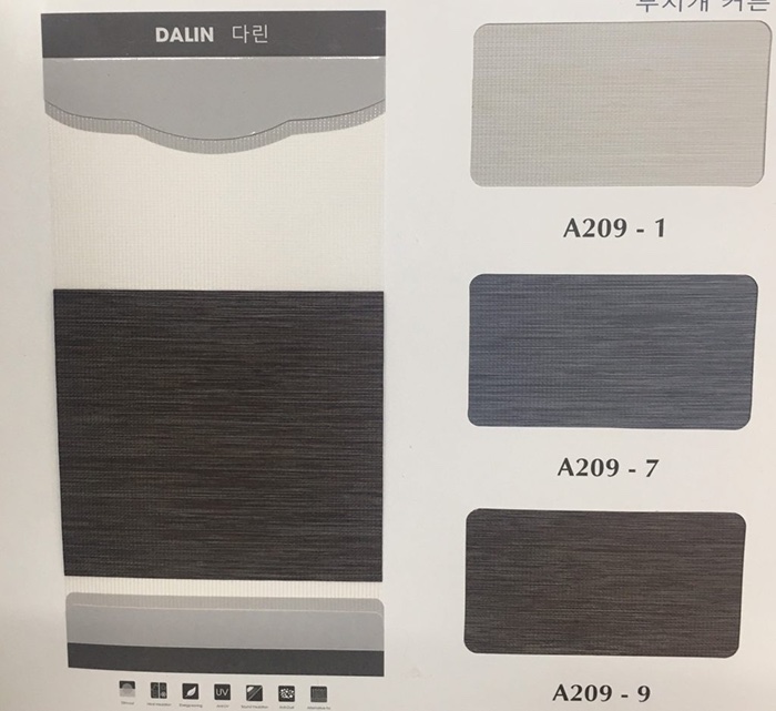 Rèm cầu vồng hãng Fineplus (HC Blinds) mã A209