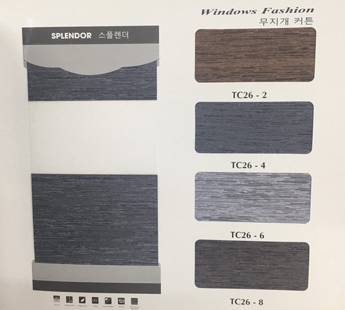 Rèm cầu vồng hãng Fineplus (HC Blinds) mã TC26