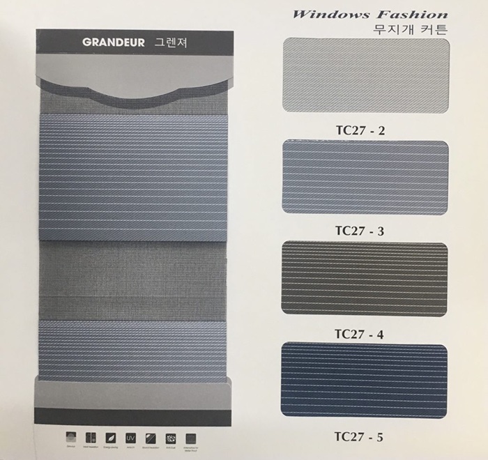 Rèm cầu vồng hãng Fineplus (HC Blinds) mã TC27