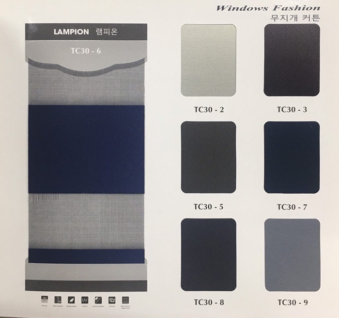 Rèm cầu vồng hãng Fineplus (HC Blinds) mã TC30