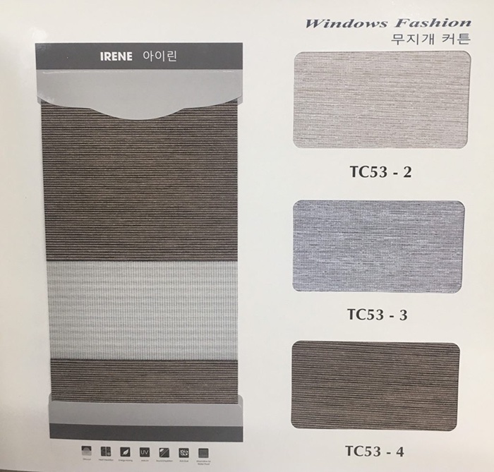 Rèm cầu vồng hãng Fineplus (HC Blinds) mã TC53