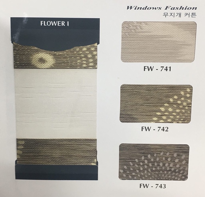 Rèm cầu vồng hãng Fineplus (HC Blinds) mã Flower