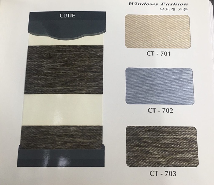 Rèm cầu vồng hãng Fineplus (HC Blinds) mã Cutie