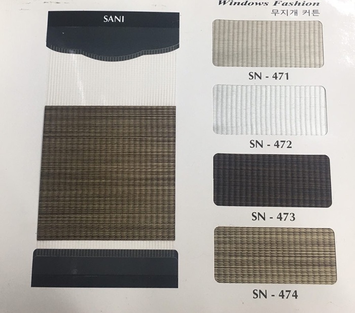 Rèm cầu vồng hãng Fineplus (HC Blinds) mã Sani